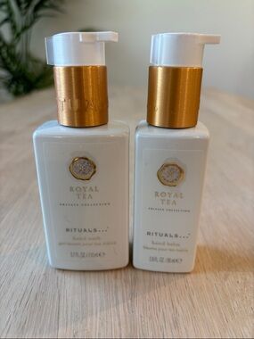 Rituals Private Collection Royal Tea: Hand Wash & Hand Balm Duo.